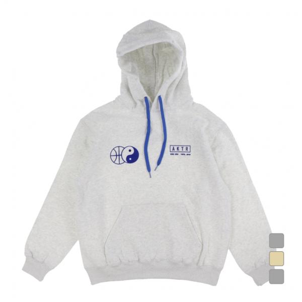 アクター AKTR YIN-YANG SWEAT HOODIE トレーナー バスケットボール ユニセックス 224-102010-LGY AKTR（アクター） メンズ レディス バスケットボール アウタートップス