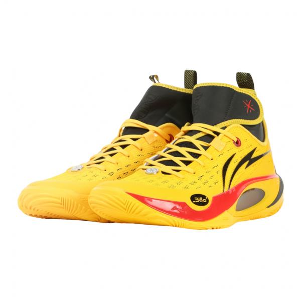 LI-NING バスケットボールシューズ ホワイト/ブルー/イエロー リーニン Wade All City12Encore 「レモン」 ABAU051-5 メンズ