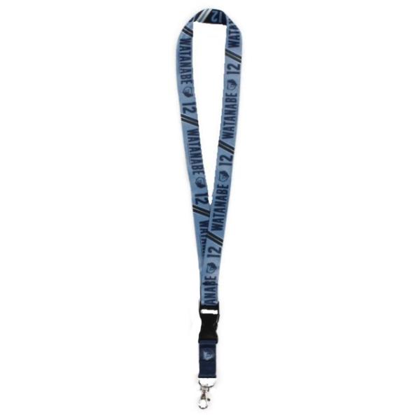 ◇WATANEBE#12がデザインされたストラップ。◇IDカードを下げるなど、オフィスでも使用可能です。■カラー:ブルー■素材:ポリエステル■サイズ(W×D×H):30×2×600mm■入数:1本■生産国:アメリカ合衆国■2019 Spri...