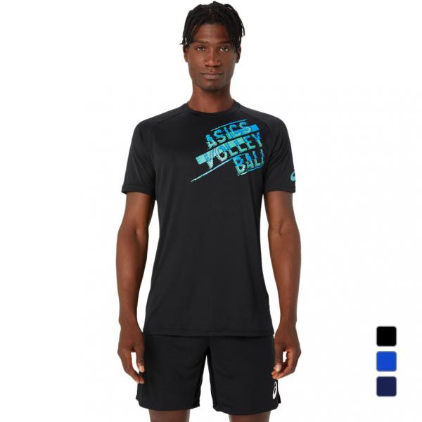 ASICS（アシックス） メンズ レディス バレーボール 半袖Tシャツ