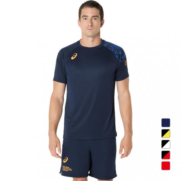ASICS（アシックス） メンズ レディス バレーボール 半袖Tシャツ