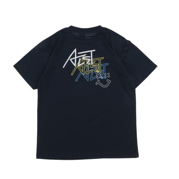 ALST XLサイズ 黒シャツ　Ｔシャツ　アルスト　バレーボール アルスト メンズ レディス バレーボール 半袖Tシャツ DRY Tシャツ BK