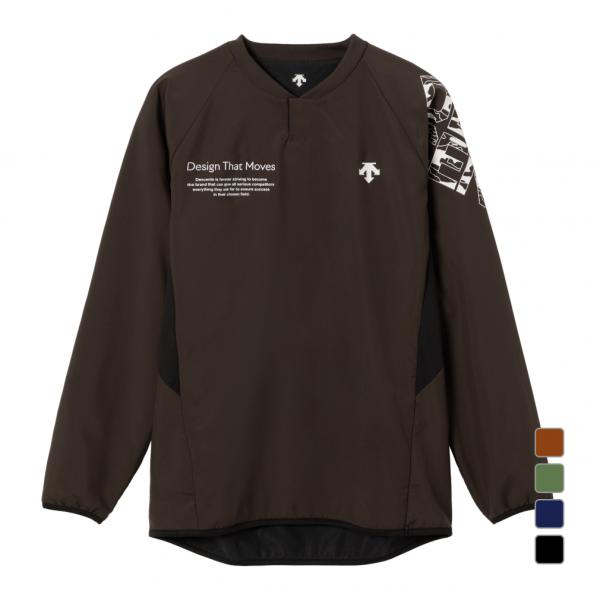 ◇ウォーマージャケット◇保温性に優れたウォーマージャケットです。汗のかきやすい脇部分には速乾性に優れたメッシュ素材を配置しています。また、着脱がしやすいように、襟元にボタンを配置しています。肩口の迷彩プリントがデザインアクセントの秋冬使用の...