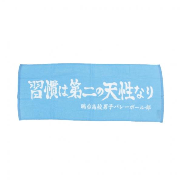 ◇TVアニメ「ハイキュー!!」の横断幕をデザインしたフェイスタオル◇タオルとしての使用はもちろんのこと、ディスプレイやライブでの使用など幅広くご活用いただけるファングッズとなっております■素材:綿100%■サイズ:H34×W80cmcm■丈...