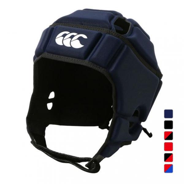 ◇Canterbury(カンタベリー)のラグビーヘッドギア。■カラー(メーカー表記):オレンジ(58)ネイビー(29)ホワイト(10)ブラック(19)レッド(65)レッド×ブラック(RD)バーガンディ(MR)■素材:ポリウレタン■サイズ:頭...