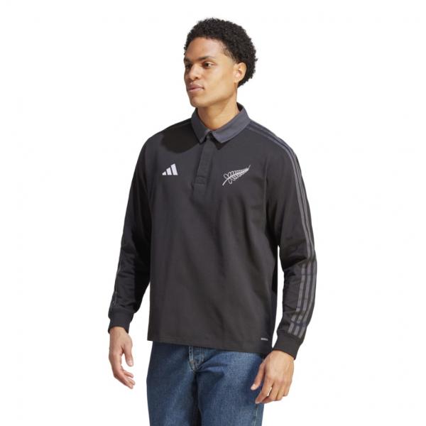 adidas アディダス メンズ ラグビー 半袖シャツ ALL BLACKS