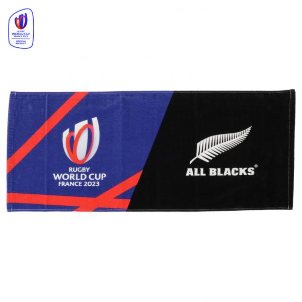 ◇オールブラックスロゴ入りのデザイン。TM&amp;Rugby World Cup Limited 2023■素材:綿■サイズ:80x34cm■生産国:中国■2023年モデルアルペン alpen スポーツデポ SPORTSDEPO ラグビー...
