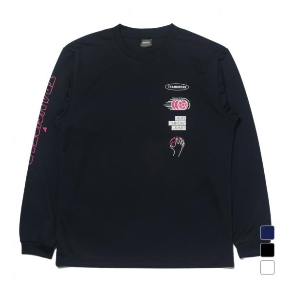 トランジスタ メンズ レディス ハンドボール 長袖プラクティスシャツ HB DRY L S T-shirts Ball Rush HB24TS14 TRANSISTAR