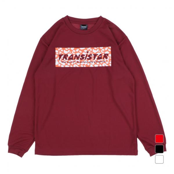 トランジスタ メンズ レディス ハンドボール 長袖プラクティスシャツ HB DRY L/S T-shirts Box Leopard HB24TS15 TRANSISTAR