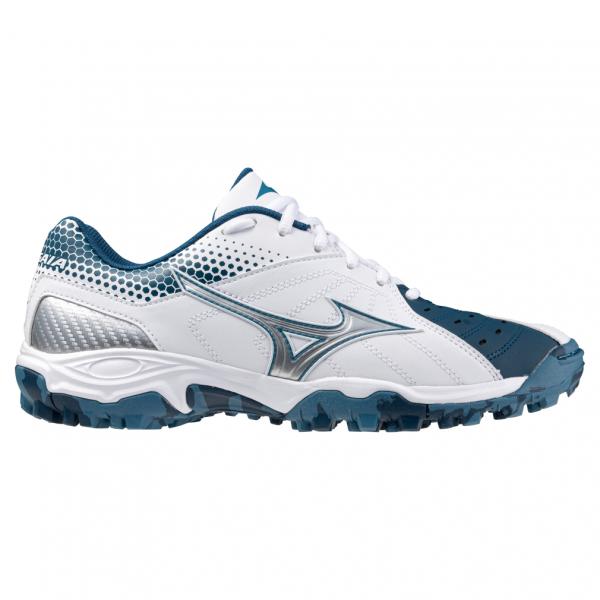 【送料無料】ミズノ ウエーブガイア3(ハンドボール)（ユニセックス） ホワイト×ブルー×シルバー Mizuno X1GD185021