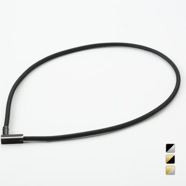 ◇印象を磨き上げるアシンメトリー ■カラー(メーカー表記)： ゴールド×シルバー(ピンクゴールド/シルバー) ゴールド×ブラック(ゴールド/ブラック) ブラック×シルバー(ブラック/シルバー) ■素材：紐部(生地)：ポリエステル、ポリエステ...