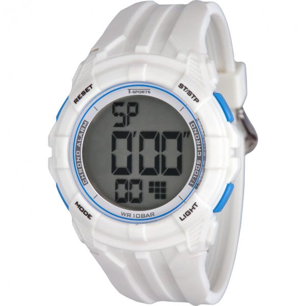 ◇アウトドアスポーツなどに最適な10気圧防水 ◇ストップウォッチ/ELライト/アラーム/チャイム/タイマー/カレンダー/第2時刻設定/10気圧防水 ■カラー： WT ■素材：バンド：シリコン/ケース：ABS樹脂/風 防：アクリル/裏フタ：ス...