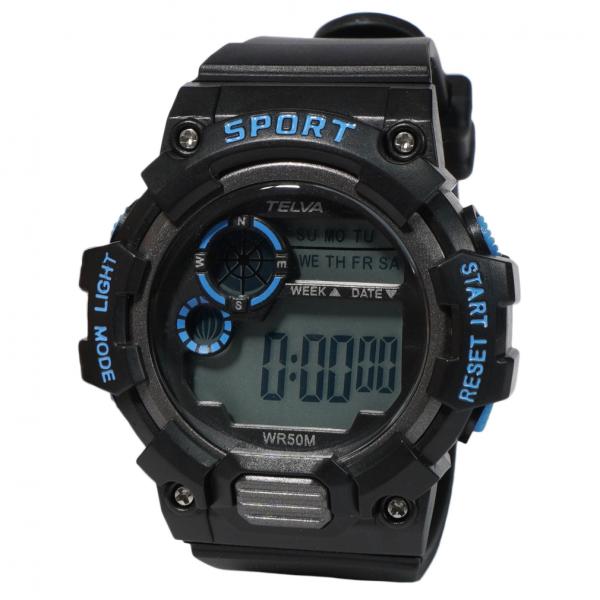 ◇ストップウォッチ機能付き ◇ストップウォッチ/ELライト/アラーム/チャイム/カレンダー/5気圧防水 ■カラー： BKB ■素材：バンド：ウレタン/ケース：プラスチック ■重量：約33g ■生産国：中国 アルペン alpen スポーツデポ...