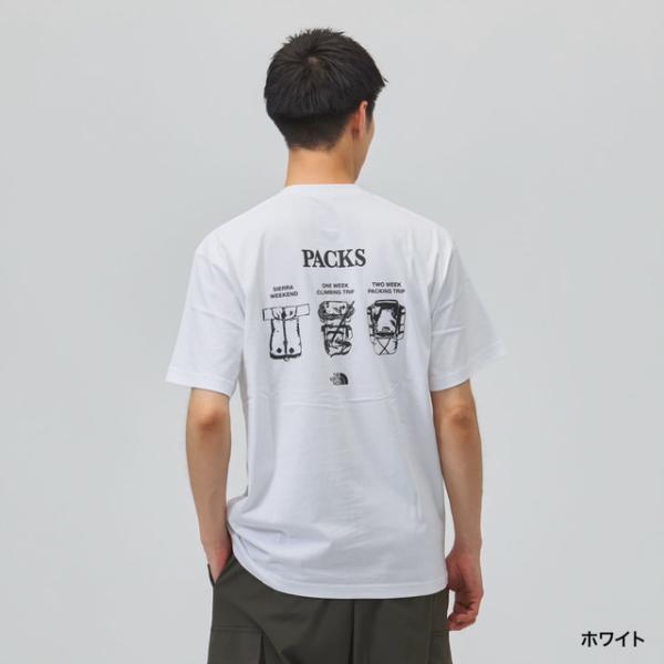 ザ・ノース・フェイス メンズ アウトドアカジュアル 半袖Ｔシャツ ショートスリーブ TNF パックス グラフィック ティー NT82639 THE NORTH FACE