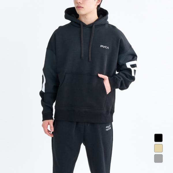 ルーカ RVCA 長袖 プルオーバー パーカー メンズ BF042015 バックサイドアーチ ルーカ HD カジュアル オーバーサイズシルエット 2025年秋冬モデル BACK SIDE ARCH RVCA HD 秋冬ウェア フード付き 起毛 RVCA（ルーカ） 2025秋冬 メンズ アウトドアカジュアル スウェット