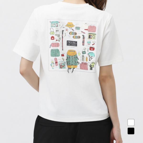 TIGORA（ティゴラ） レディース アウトドア 半袖Tシャツ グラフィック