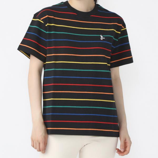 CHUMS チャムス レディース アウトドア 半袖Tシャツ オーバー