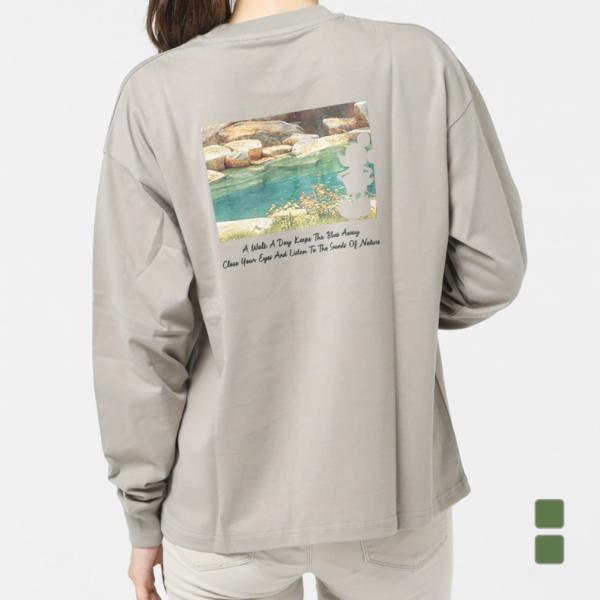 Disney ディズニー レディース 長袖 Tシャツ コットンロングT