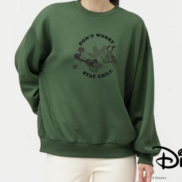 kolor×Disney　コラボトレーナー Disney（ディズニー） レディース スウェット トレーナー スウェット