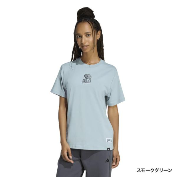 adidas（アディダス） レディース 半袖 Tシャツ ミニ刺しゅう