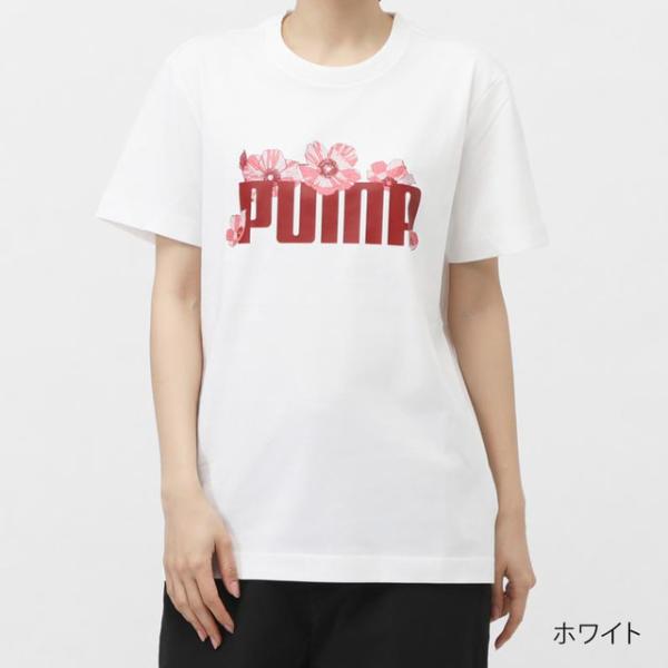 Answer4 限定Tシャツ レディースXS 黒 PUMA（プーマ） レディース 半袖 Tシャツ SS コットン グラフィック T