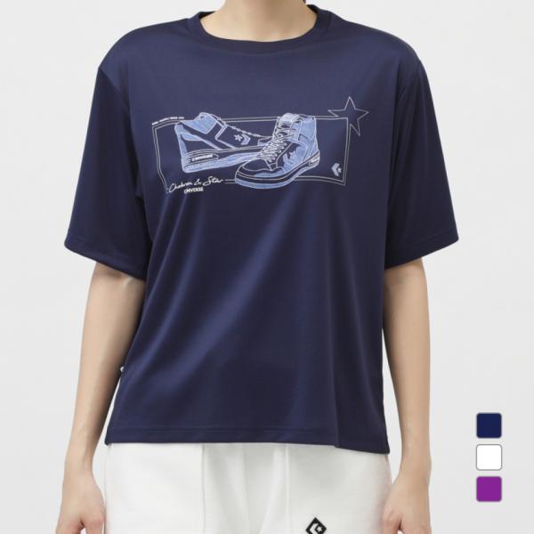 CONVERSE（コンバース） レディース 半袖 Tシャツ AP スケッチ PT S/S
