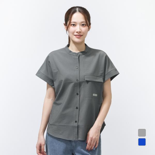 CONVERSE（コンバース） レディース 半袖 Tシャツ SEERSUCKER STAND CL