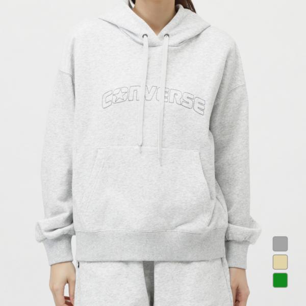 and per se フルオープン スウェット パーカー グレー×白 Lサイズ and