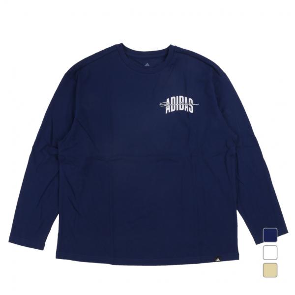 アディダス　長袖Tシャツ　2XL　スポーツウェア　刺繍ロゴ　ベッカム アディダス 長袖Tシャツ 2XL スポーツウェア 刺繍ロゴ ベッカム