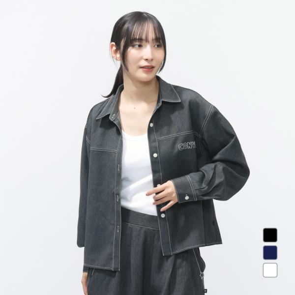 CONVERSE（コンバース） レディース 長袖 シャツ SYNTHETIC DENIM