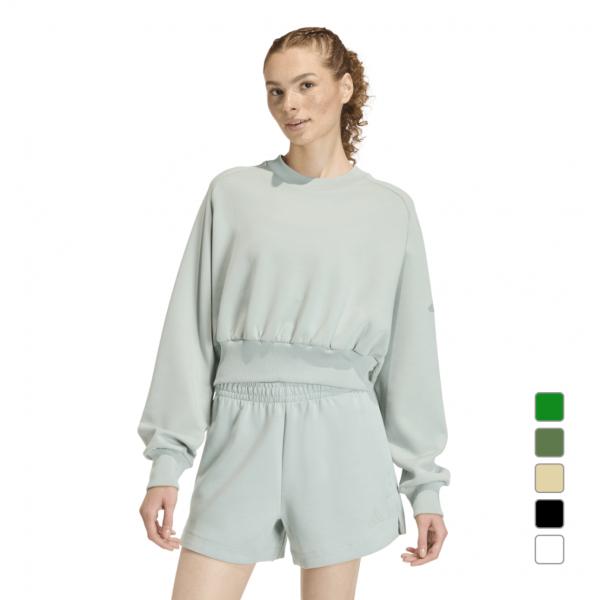 ◇幅広のリブとギャザーのディティールが施された、ルーズフィットのゆったりとしたトップス。 ◇快適な着心地とスタイルを両立させたadidasスウェットシャツ。 ソフトで軽い生地とルーズフィットのゆったりとした着心地が、動きやすさをサポート。 ...