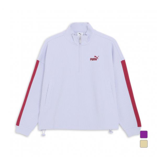 プーマ PUMA レディース ゴルフ セットアップ S ハーフジップ 希少 PUMA プーマ レディース トレーナー CORE HERITAGE ワッフル
