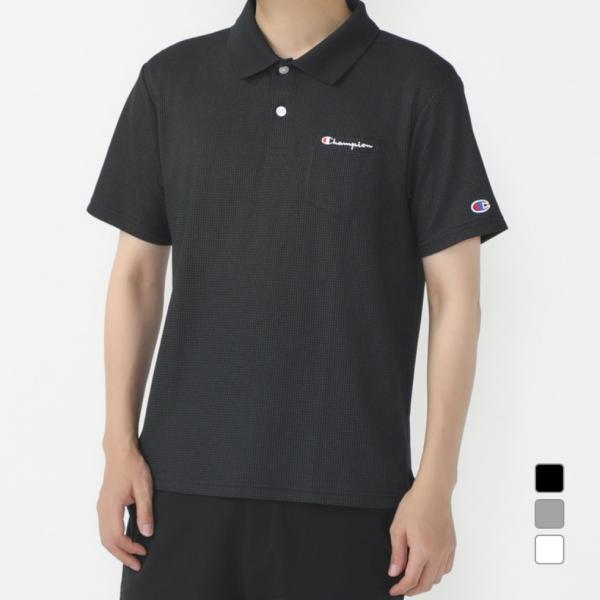 Champion（チャンピオン） メンズ 半袖 ポロシャツ POLO SHIRT C3