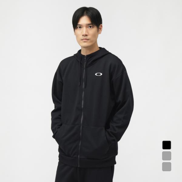 Oakley 盛岡大附　MF ジップアップジャケット OAKLEY（オークリー） メンズ スウェット フルジップ FOUNDATIONAL