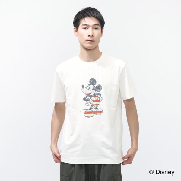 Disney（ディズニー） メンズ 半袖 Tシャツ UVカットドライ