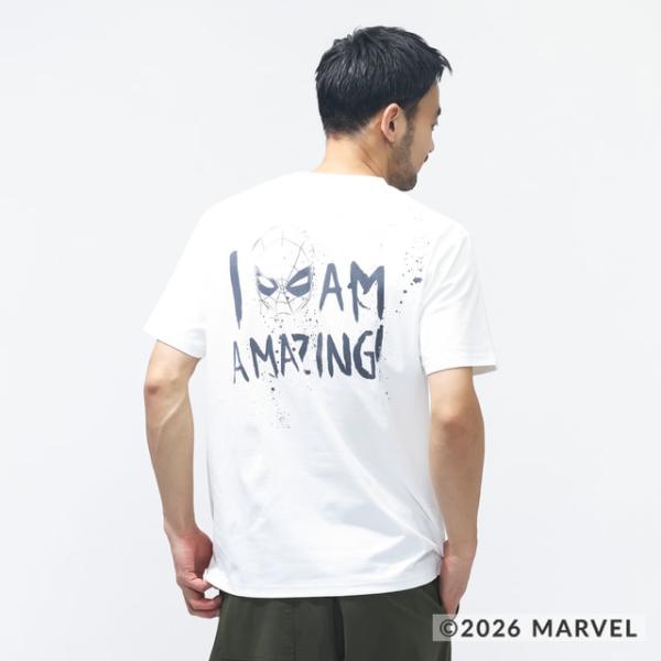 MARVEL（マーベル） メンズ 半袖 Tシャツ UVカットドライグラフィックT