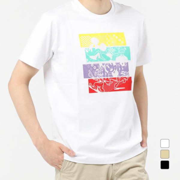 Disney（ディズニー） メンズ 半袖 Tシャツ コットン ミッキー