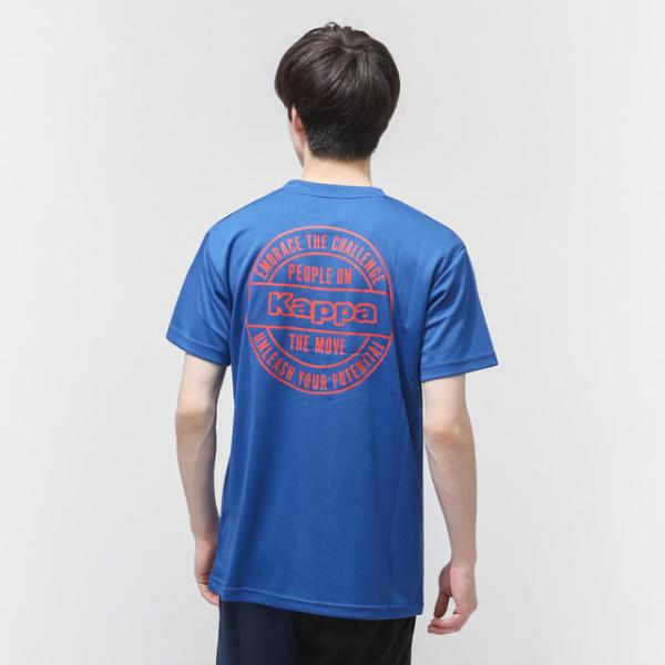 トップス nyuei Kappa（カッパ） メンズ 半袖 機能 Tシャツ バックプリント半袖Tシャツ