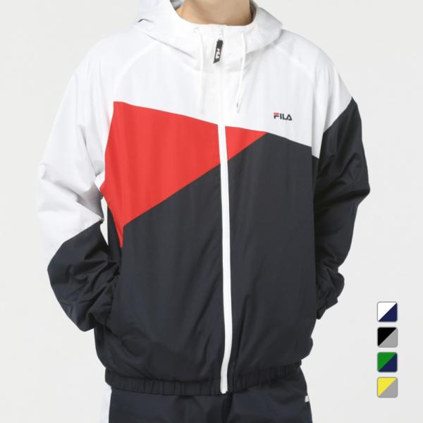 FILA（フィラ） メンズ ウインドジャケット 撥水裏トリコットウィンド