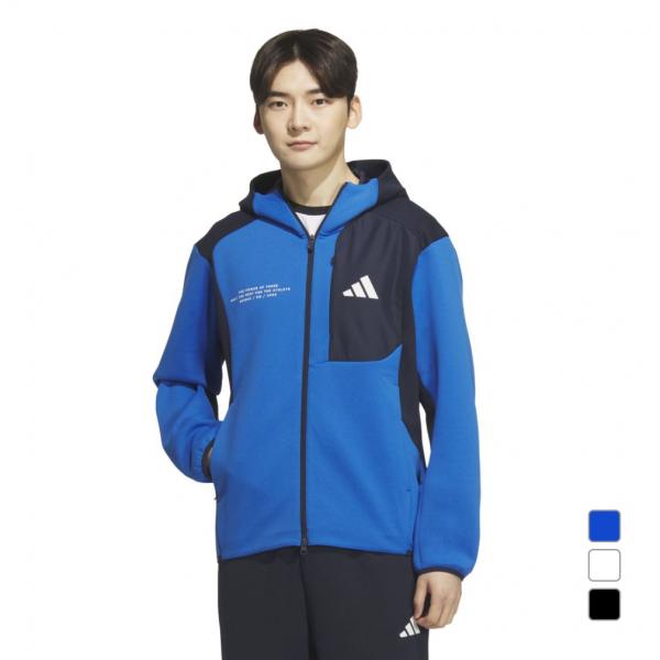 ◇快適なキルティング構造のフード付きトラックトップ。 ◇天気が悪い日は、このadidasのフード付きトラックジャケットが心強い味方。 キルティング加工を施したパネルのおかげでかさばることなく暖かさがアップしており、フルジップのフロントである...