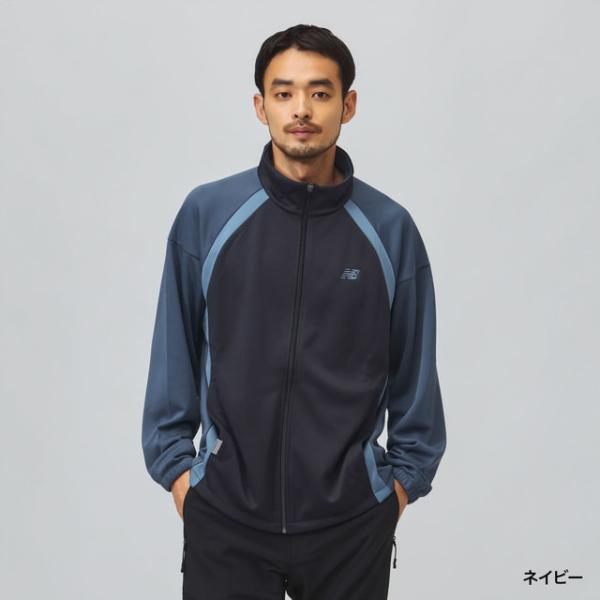 ニューバランス メンズ ニットジャケット ニットトラックジャケット リラックス MJ62V40G スポーツウェア New Balance
