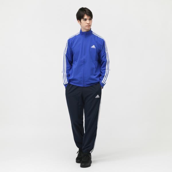 アディダス メンズ トレーニングウェア AEROREADY エッセンシャルズ レギュラーフィット 3ストライプス トラックスーツ 29213 H12202 スポーツウェア adidas