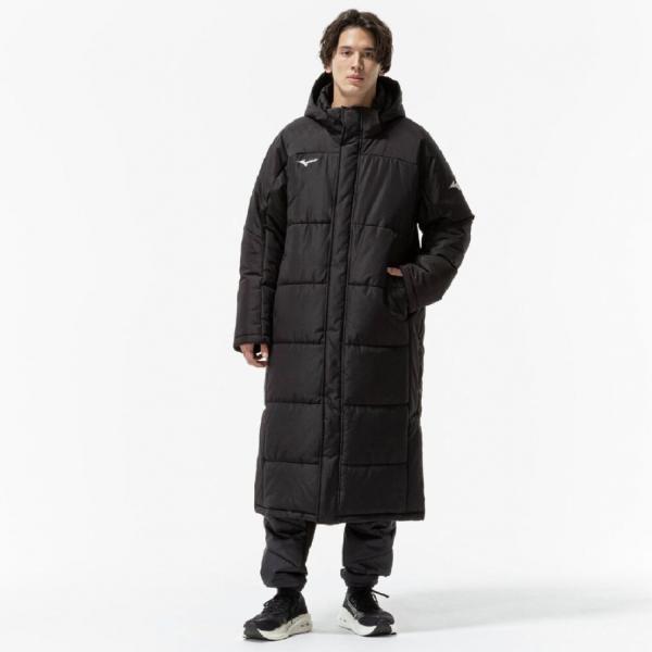 Mizuno ミズノ　ブレスサーモ　ブラック ベンチコート Lサイズ alpen-group_9680605015