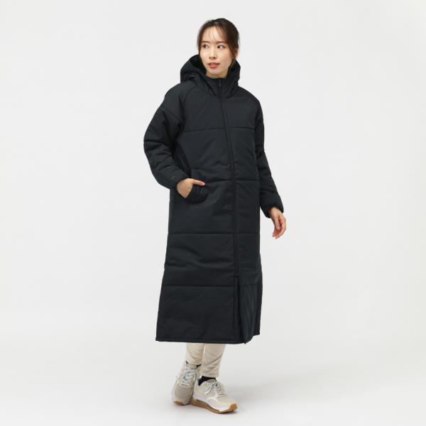 アンダーアーマー レディース ベンチコート UAインサレーテッド ロングジャケット 6007725 001 アウター スポーツウェア ： ブラック UNDER ARMOUR