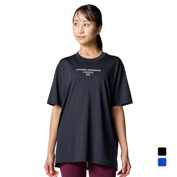 アンダーアーマー レディース 半袖 機能 Tシャツ UAテック オーバーサイズド グラフィック Tシャツ 6007704 スポーツウェア UNDER ARMOUR