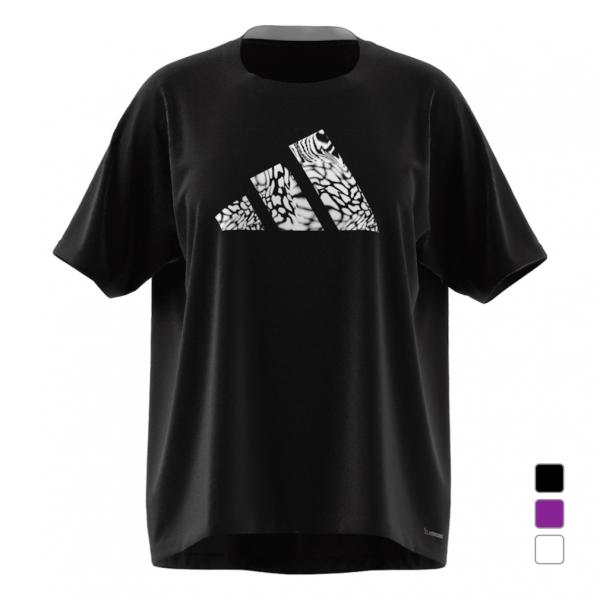 アディダス レディース 半袖機能Tシャツ W CAMO LOGO ポリ Tシャツ AP TL769 KA1025 KA1024 KA1026 スポーツウェア アルペン・スポーツデポ限定 adidas