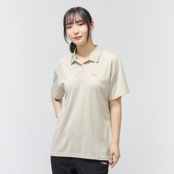 FILA（フィラ） レディース 半袖 機能 ポロシャツ レディースショート