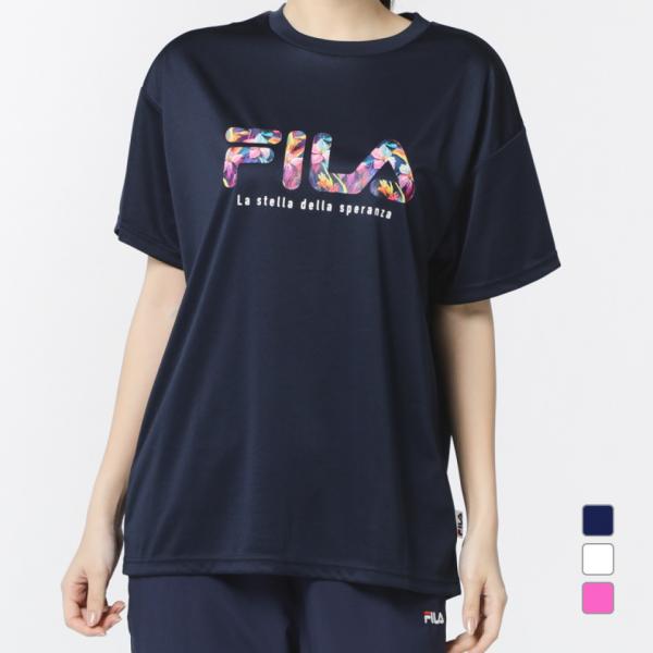 FILA フィラ レディース 半袖 Tシャツ 冷感メッシュTシャツ FL 