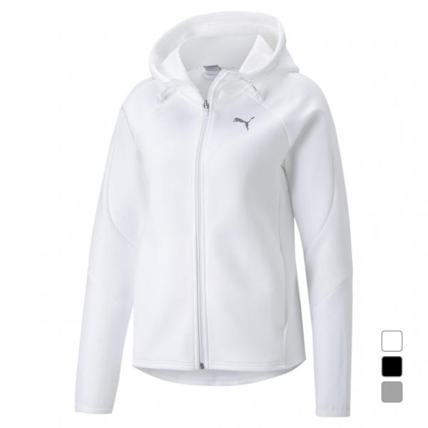 PUMA（プーマ） レディース ニットジャケット EVOSTRIPE フーデッド