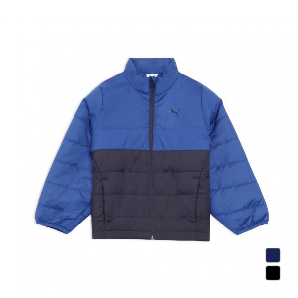 ◇防風、撥水機能付き 中綿ジャケット ◇商品情報 FOOTBALLをインスパイアしたACTIVE SPORTS コレクションから、ポリエステルタフタのウーブン素材を使用した中綿ジャケットです。 胸元で切り替えたカラーブロックがスポーティでア...